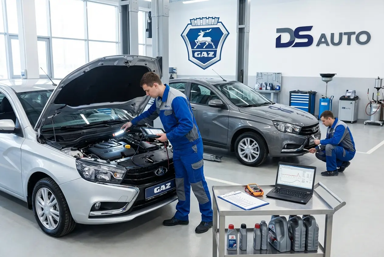 Комплексная диагностика GAZ перед покупкой в автосервисе DS Auto в Жуковском
